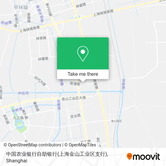 中国农业银行自助银行(上海金山工业区支行) map