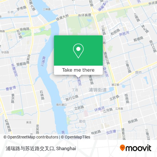 浦瑞路与苏近路交叉口 map