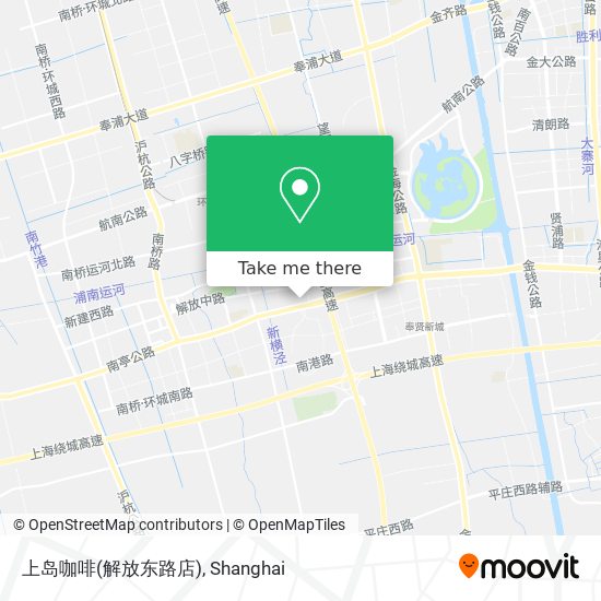 上岛咖啡(解放东路店) map