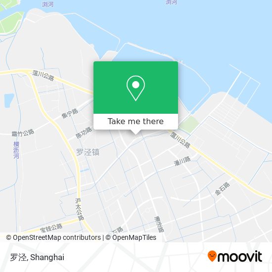 罗泾 map
