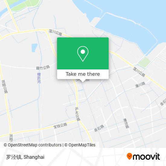 罗泾镇 map