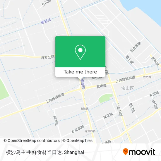 横沙岛主·生鲜食材当日达 map