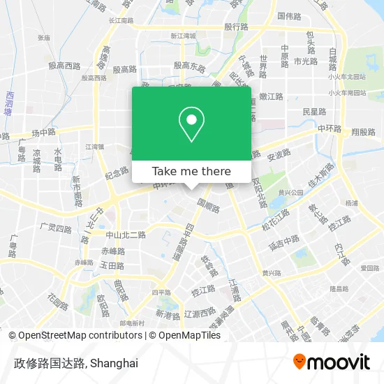 政修路国达路 map