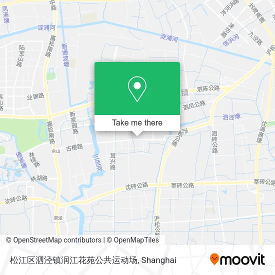 松江区泗泾镇润江花苑公共运动场 map