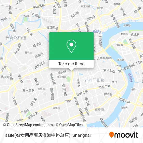 asile(妇女用品商店淮海中路总店) map