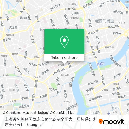 上海紧邻肿瘤医院东安路地铁站全配大一居普通公寓东安路分店 map