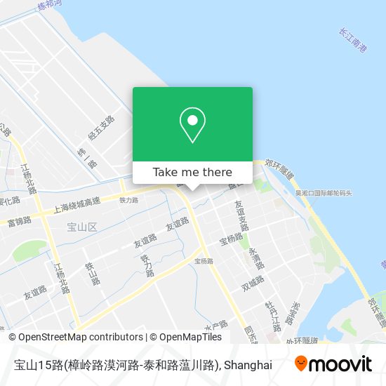 宝山15路(樟岭路漠河路-泰和路蕰川路) map