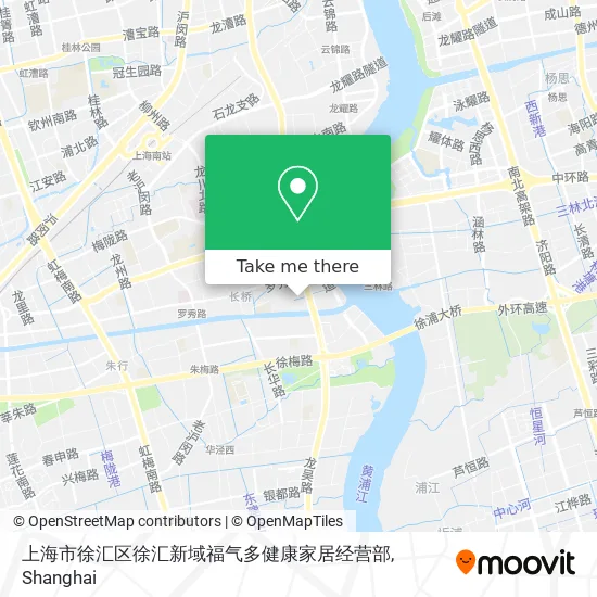 上海市徐汇区徐汇新域福气多健康家居经营部 map