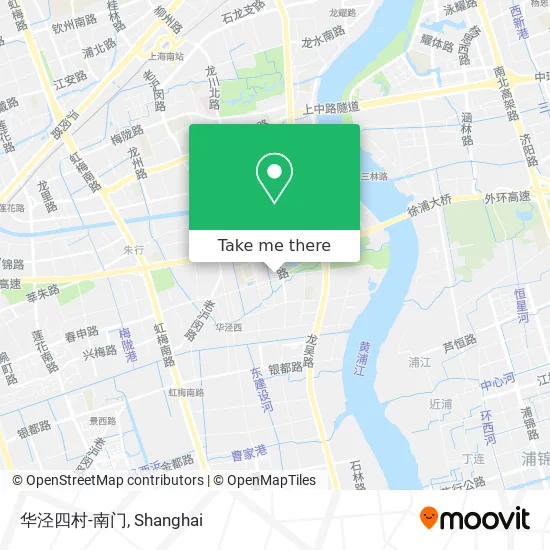 华泾四村-南门 map