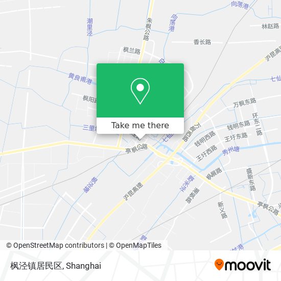 枫泾镇居民区 map