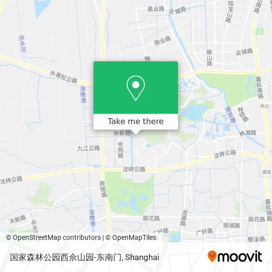 国家森林公园西佘山园-东南门 map