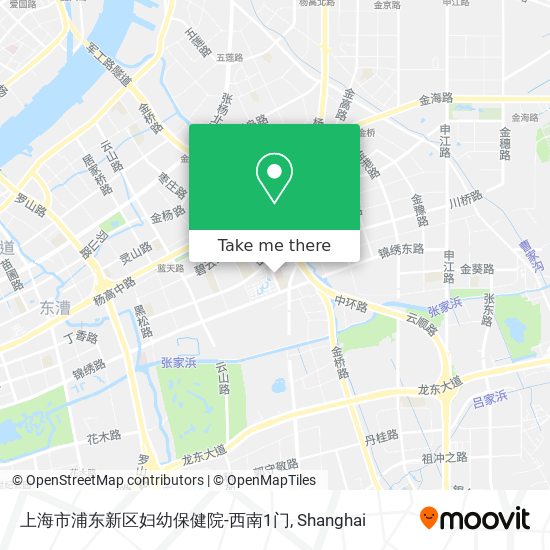 上海市浦东新区妇幼保健院-西南1门 map