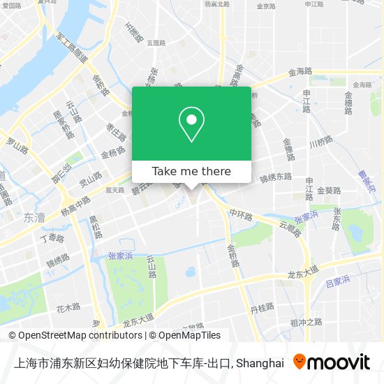 上海市浦东新区妇幼保健院地下车库-出口 map