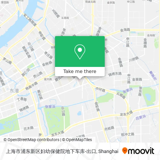 上海市浦东新区妇幼保健院地下车库-出口 map
