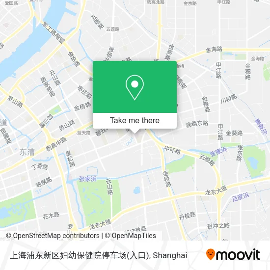 上海浦东新区妇幼保健院停车场(入口) map