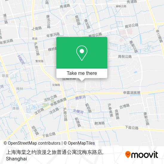 上海海棠之约浪漫之旅普通公寓沈梅东路店 map