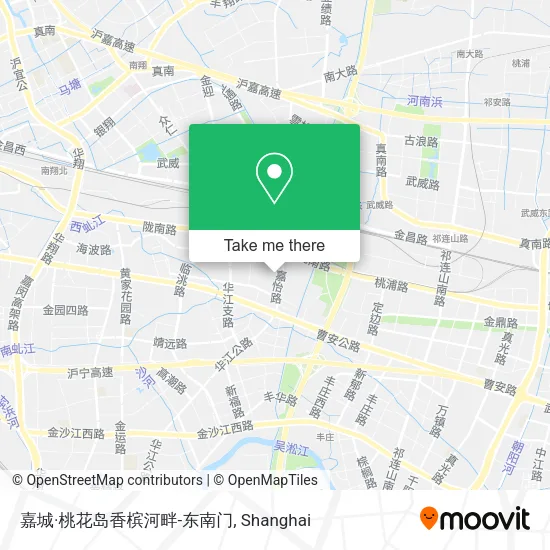 嘉城·桃花岛香槟河畔-东南门 map