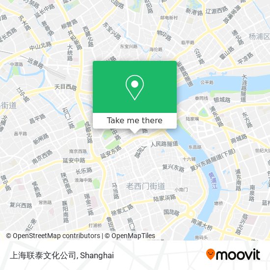 上海联泰文化公司 map