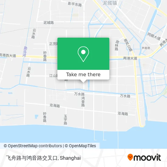 飞舟路与鸿音路交叉口 map