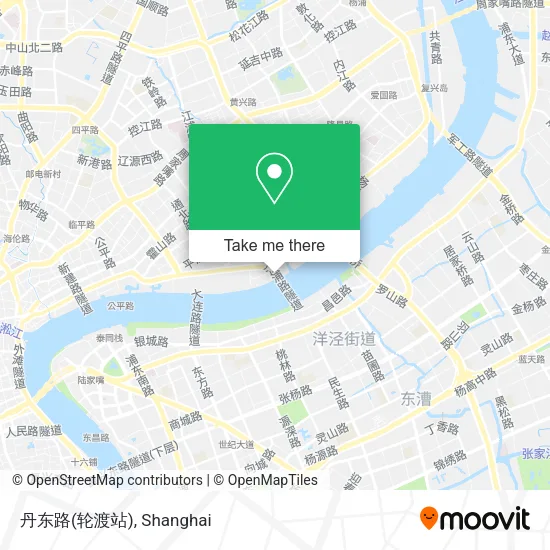丹东路(轮渡站) map