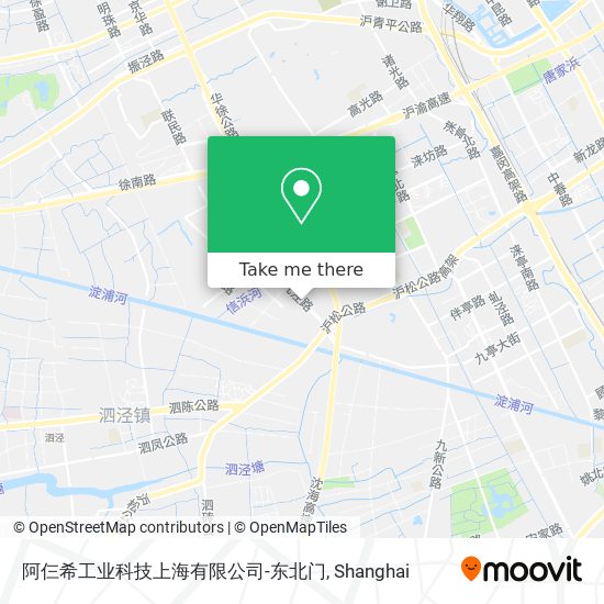 阿仨希工业科技上海有限公司-东北门 map