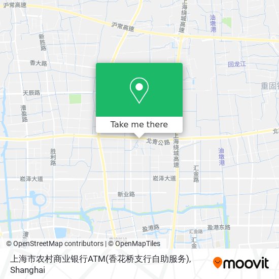 上海市农村商业银行ATM(香花桥支行自助服务) map