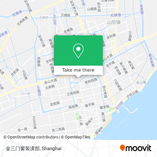 金三门窗装潢部 map