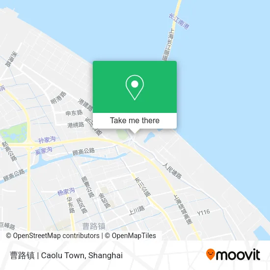 曹路镇 | Caolu Town map