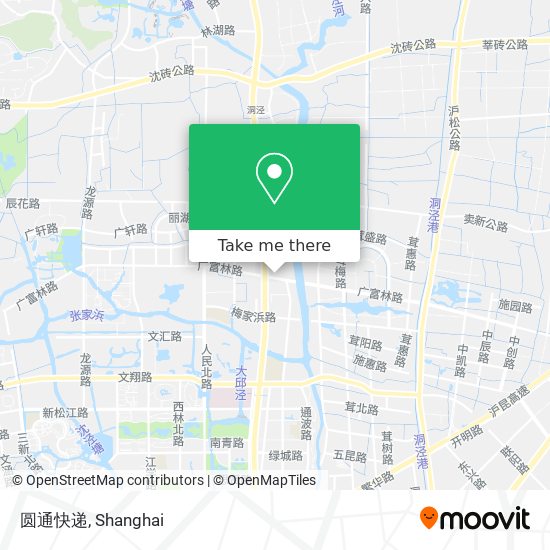 圆通快递 map