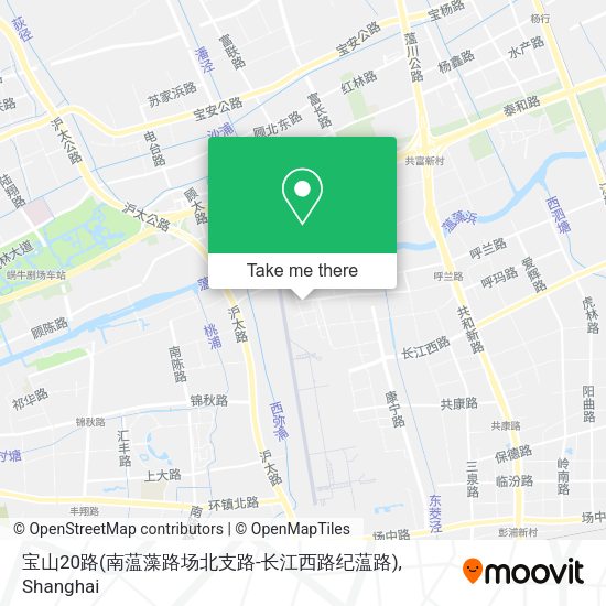 宝山20路(南蕰藻路场北支路-长江西路纪蕰路) map