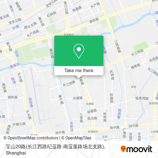宝山20路(长江西路纪蕰路-南蕰藻路场北支路) map