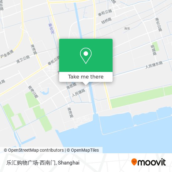 乐汇购物广场-西南门 map