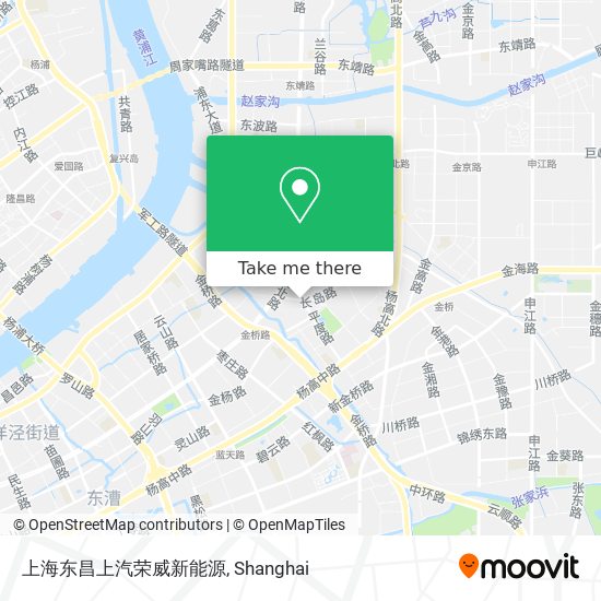 上海东昌上汽荣威新能源 map