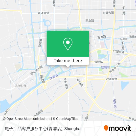 电子产品客户服务中心(青浦店) map