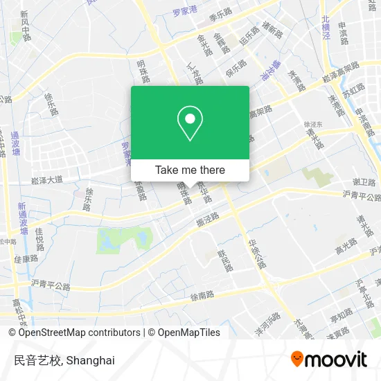 民音艺校 map