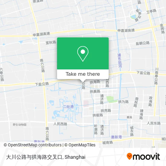 大川公路与拱海路交叉口 map