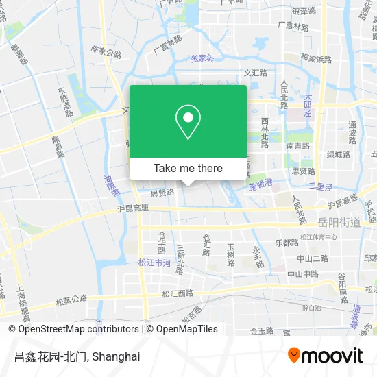 昌鑫花园-北门 map