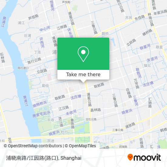 浦晓南路/江园路(路口) map