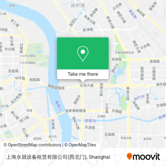 上海永就设备租赁有限公司(西北门) map