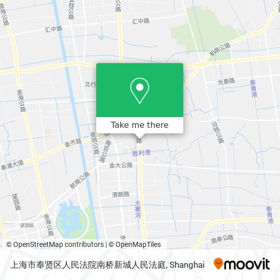 上海市奉贤区人民法院南桥新城人民法庭 map