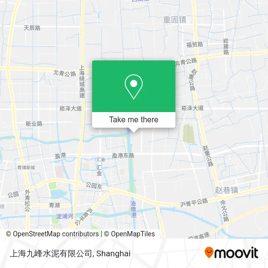 上海九峰水泥有限公司 map