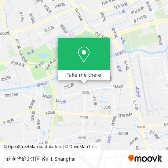 葑润华庭北1区-南门 map