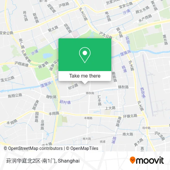 葑润华庭北2区-南1门 map