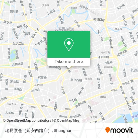 瑞易微仓（延安西路店） map