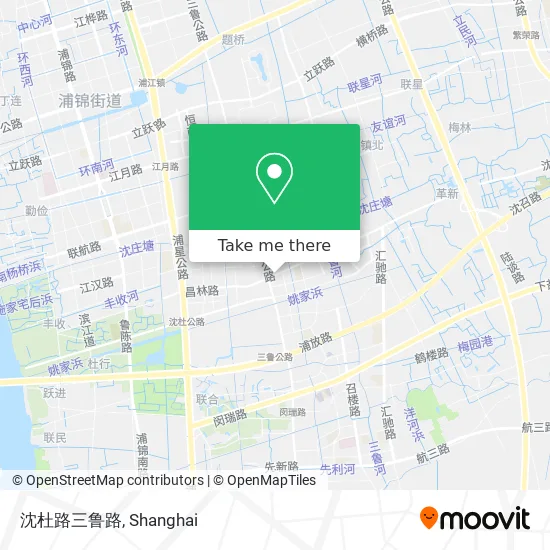 沈杜路三鲁路 map