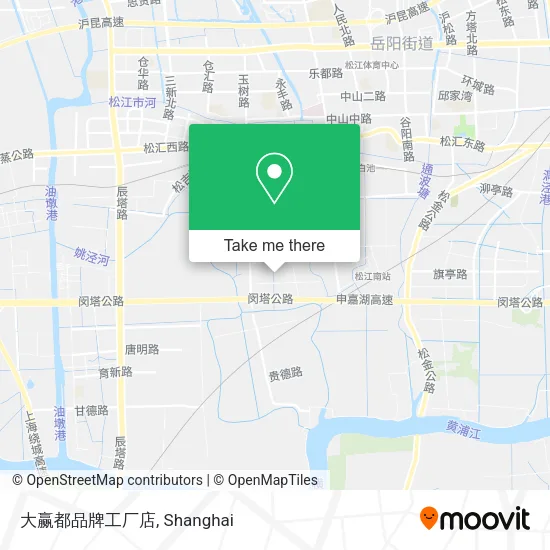 大赢都品牌工厂店 map