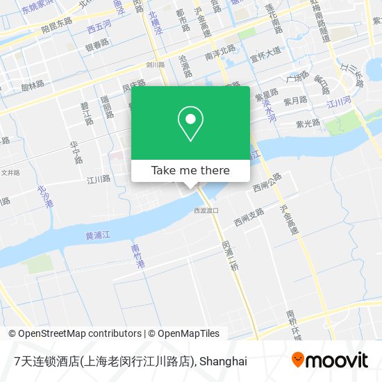 7天连锁酒店(上海老闵行江川路店) map