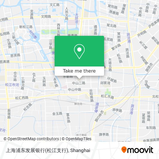 上海浦东发展银行(松江支行) map