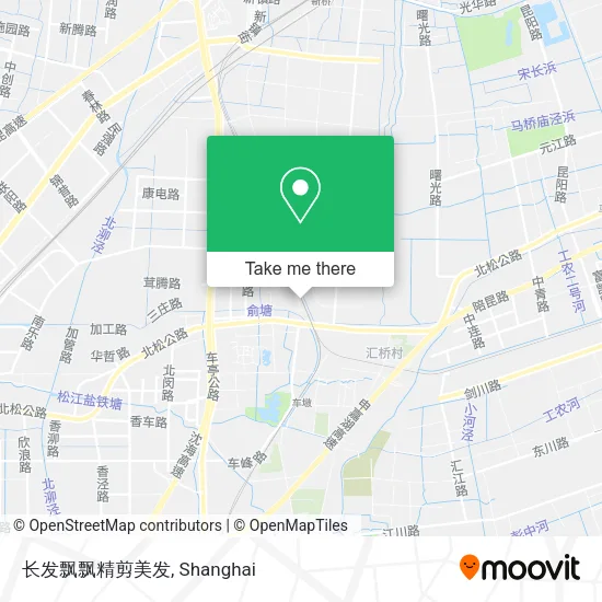 长发飘飘精剪美发 map