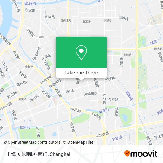 上海贝尔南区-南门 map